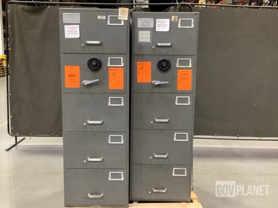 (2) Mosler SF-C5 Filing Cabinet Safes