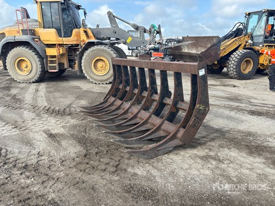 Cat 109 in Wheel Loader Rake Attachment