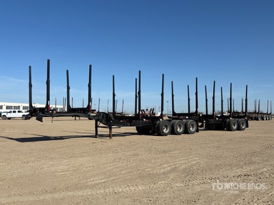2013 Peerless 34 ft Tri/A Super B-Train Lead Combination Remolque de troncos