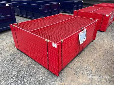 Quantity of (30) Canex 6 ft x 8 ft Powder Coated Ogrodzenie terenu (Unused)