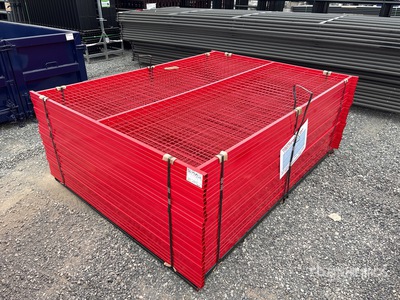 Quantity of (30) Canex 6 ft x 8 ft Powder Coated Ogrodzenie terenu (Unused)
