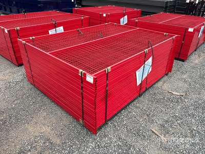 Quantity of (30) Canex 6 ft x 8 ft Powder Coated Ogrodzenie terenu (Unused)