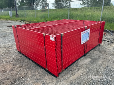 Quantity of (30) Canex 6 ft x 8 ft Powder Coated Ogrodzenie terenu (Unused)