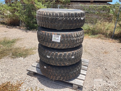 (4) Goodyear Wrangler 37x12.50R16.5LT Tires w/Wheels
