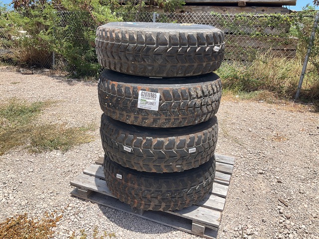 (4) Goodyear Wrangler 37x12.50R16.5LT Tires w/Wheels
