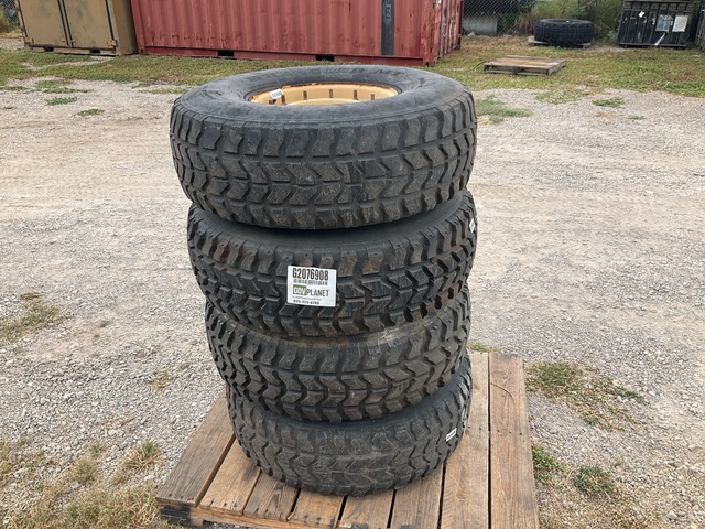 (4) Goodyear Wrangler 37x12.50R16.5LT Tires w/Wheels