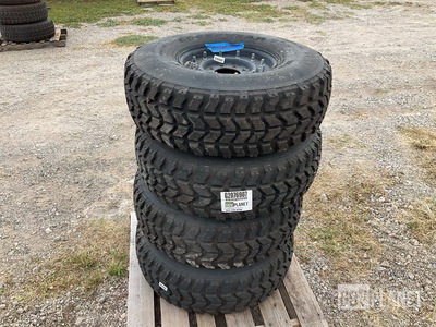 (4) Goodyear Wrangler 37x12.50R16.5LT Tires w/Wheels