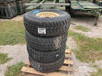 (4) Goodyear Wrangler 37x12.50R16.5LT Tires w/Wheels