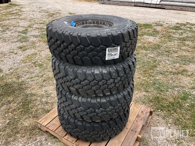(4) BF Goodrich 37X12.50R16.5LT Tires w/Wheels