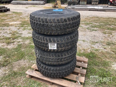 (4) Goodyear Wrangler 37x12.50R16.5LT Tires w/Wheels