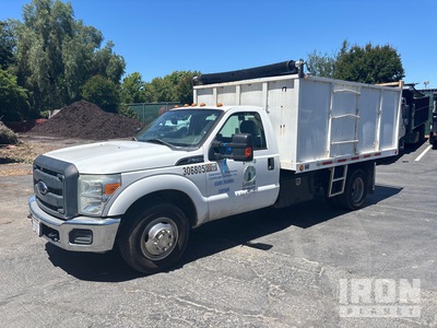 2014 Ford F-350 XL 4x2 Flatbed Dump Truck