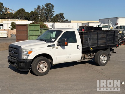 2012 Ford F-350 4x2 Flatbed Truck