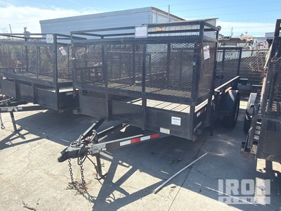 2018 R 12 ft S/A Landscape Trailer