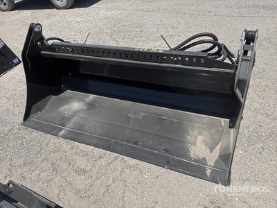 2026 GIYI GY-KH72F 72 in General Purpose Skid Steer Bucket - Fits KH72 (Unused)