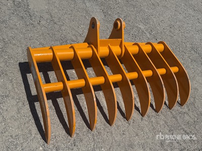 2026 GIYI 44 in Excavator Rake - Fits Cat 305 (Unused)