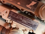 Engine with Emission Label