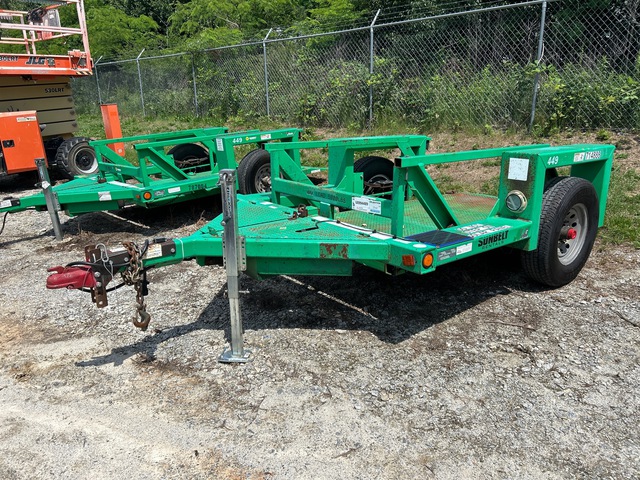 2015 JLG 449 9 ft S/A Ground Load Trailer