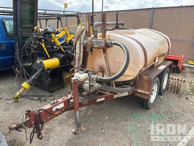 2006 Millerbilt 500 gal T/A Off-Road Water Trailer