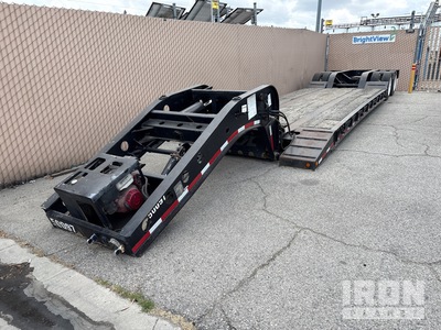 1997 Fontaine 88000 lb 21 ft T/A Gooseneck Equipment Trailer