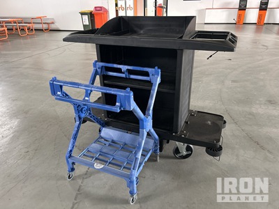 Quantity of (2) Multi-tier industrial utility carts