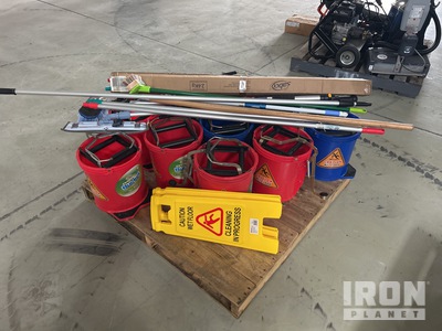 Quantity of Mop Buckets, Rods & Brooms