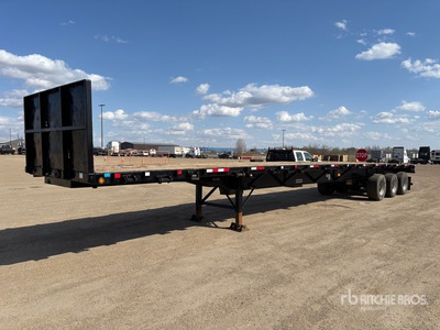 2005 Thruway P48W3 53 ft Tri/A Flatbed Trailer
