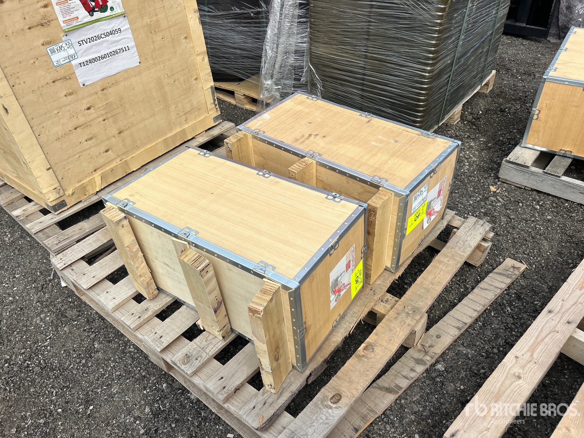 Quantity of (2) 2026 STARVOX JB80T 80 ton Pneumatic/Hydraulic Floor Jack (Unused)
