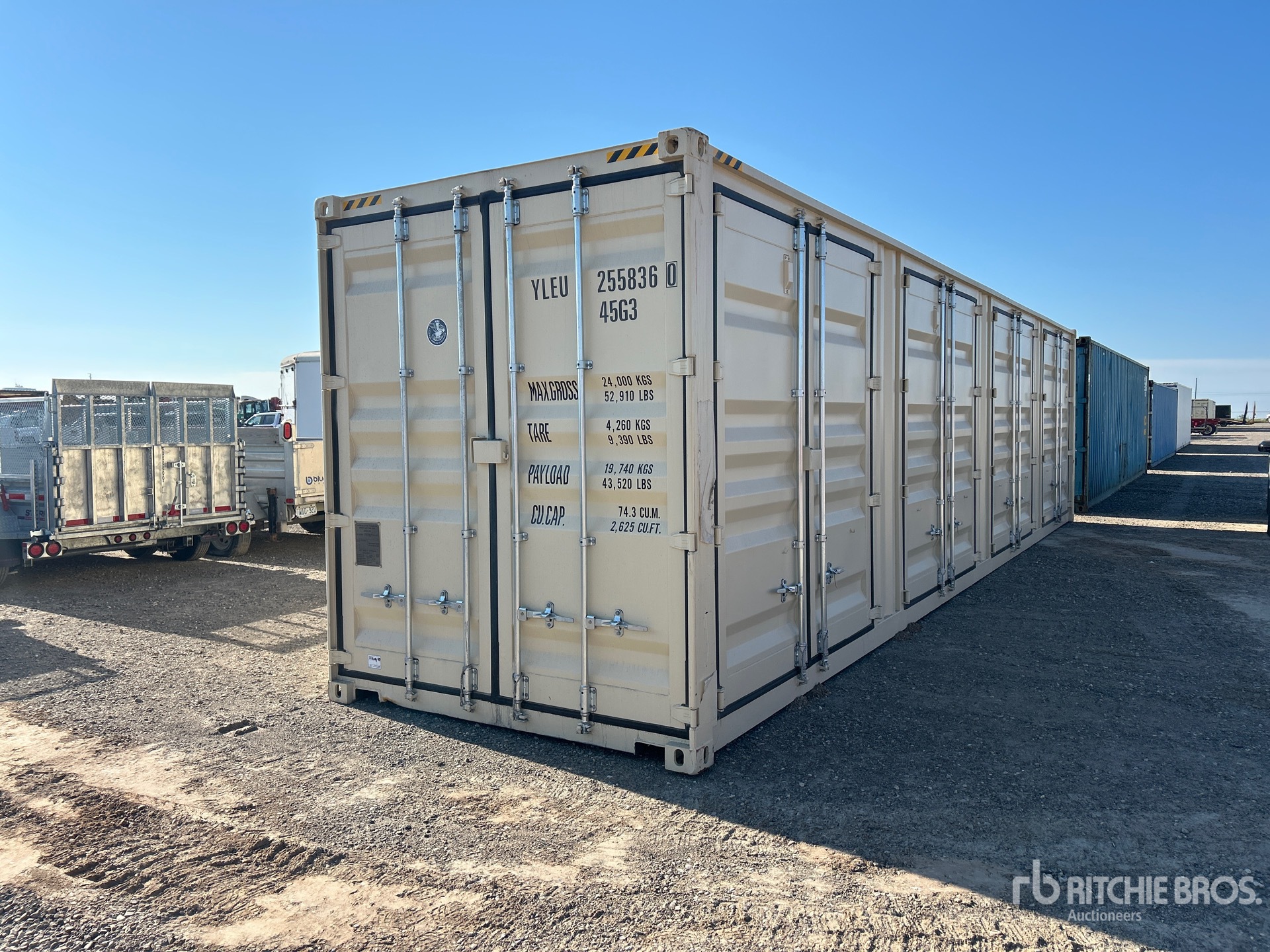 2026 40 ft High Cube Multi-Door Storage Container