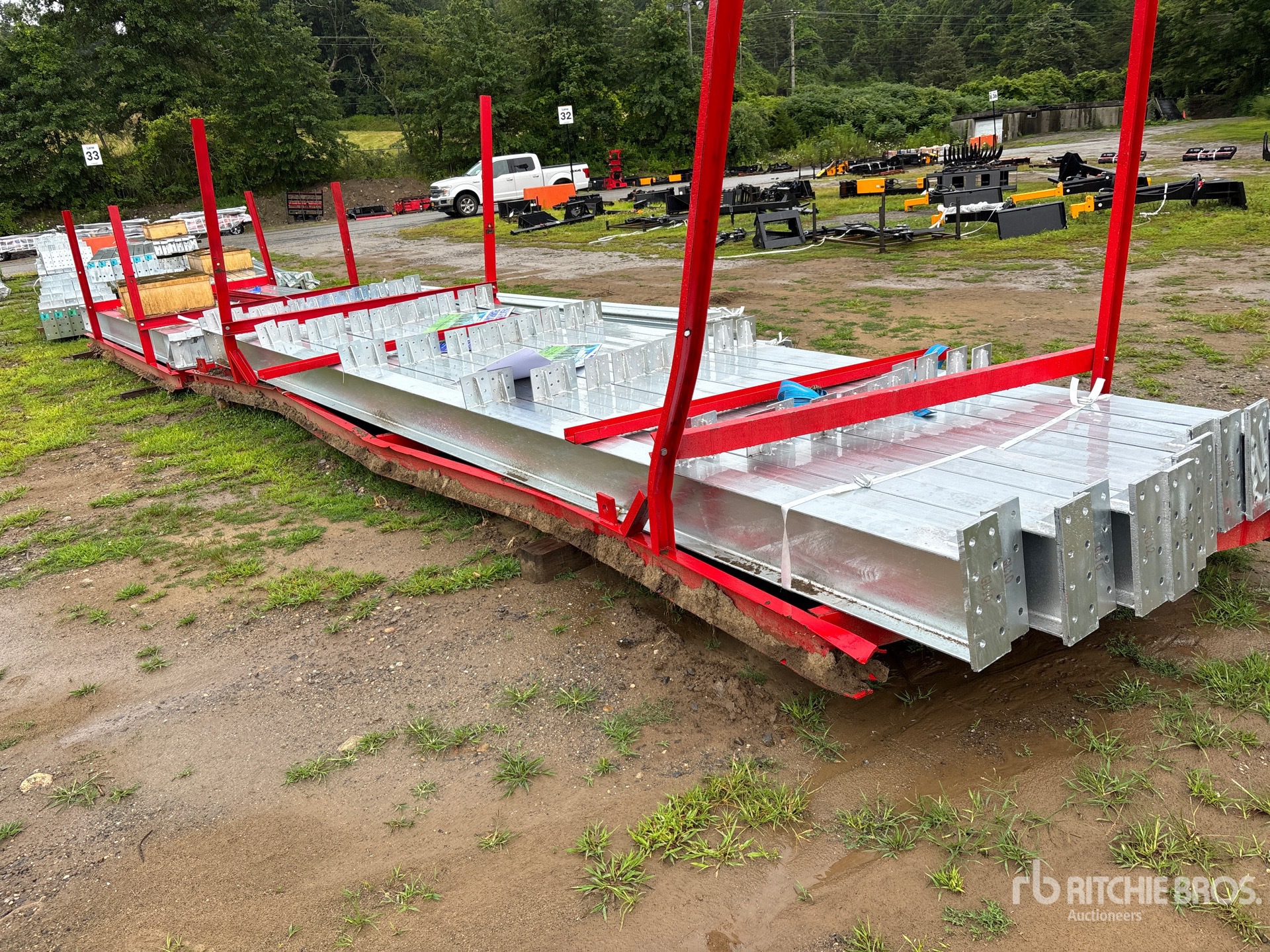 2026 BLUESEA L100FT x W50 FTx H18FT Steel Frame Only Storage Building (Unused)