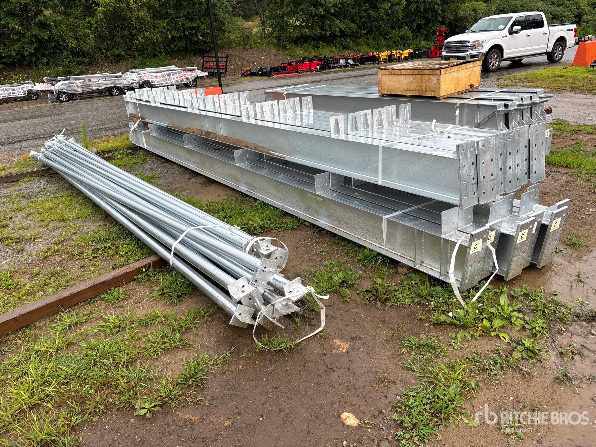2026 BLUESEA L100FT x W50 FTx H18FT Steel Frame Only Storage Building (Unused)