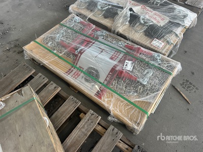 Quantity of 2026 Suihe BC-5400 5400 lb Ratchet Binders and (10) 20 ft Chains その他 - 店舗 & 倉庫 (Unused)