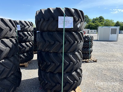 Michelin 460/70-R24(17.5LR24) XMCL 159 A8 Qty of 4 إطارات المعدات