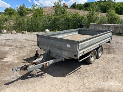 Majar 2.90 m T/A Remorque Benne 2 Essieux トレーラー