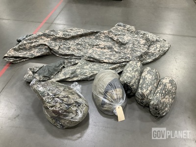 (5) Bivy Covers, (7) ICS Improved Combat Shelters & Assorted Items
