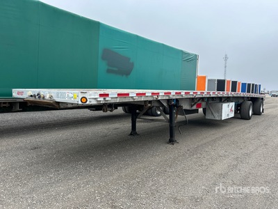 2008 Reitnouer 48 ft T/A Spread Axle Pritsche Anhänger