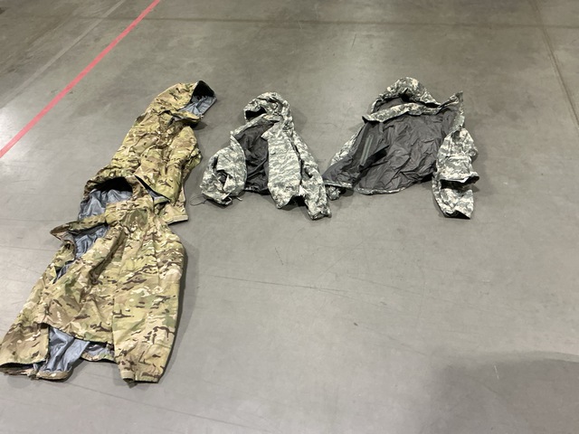 (33) Wet Weather Jackets, (9) Cold Weather Jackets & Assorted Items