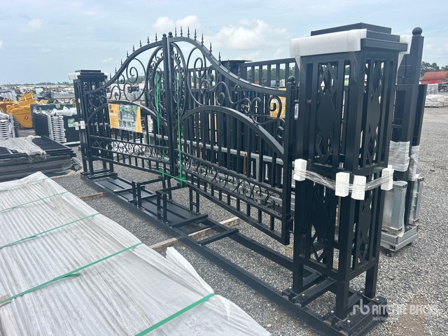 2026 Suihe NFG-20FGP-D03 20 ft x 7 ft Wrought Iron Driveway Gate (Unused)