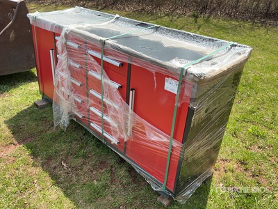 7 ft 10-Drawer Workbench (Unused)