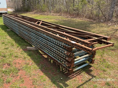 Quantity of (13) 13 ft Steel Shelving