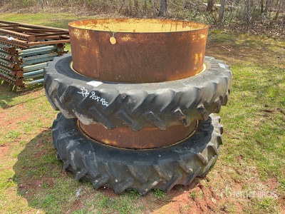 Quantity of (2) 320/90R50 Dual Tires