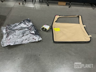 (3) HMMWV Humvee Doors, (1) Aligning Rod & Assorted Items