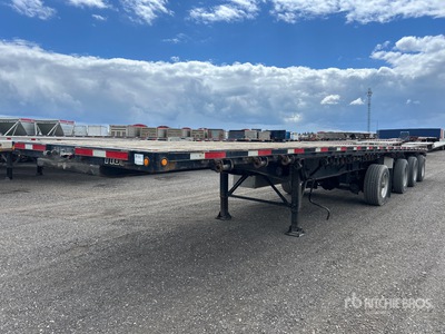 2017 Lode King 48 Ft Quad/A Flatbed Trailer