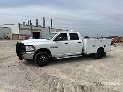 2018 Ram 3500 4x4 Crew Cab Utility Truck