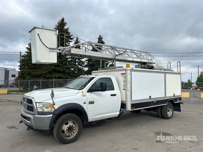 2003 Telelift TTS40 42 ft on 2012 Ram 5500 4x4 Van Mounted Aerial Lift