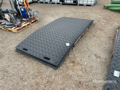Quantity of (4) 95 in x 47 in Mud Mats