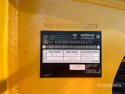 2022 Cat 140GC Motor Grader