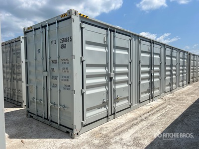 2026 40 ft High Cube Multi-Door Contenedor de almacenamiento