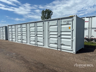 2026 40 ft High Cube Multi-Door Storage Container