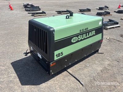 2022 Sullair 185/D/DPQ/KUT4F 6.9 cfm Skid-Mounted Air Compressor