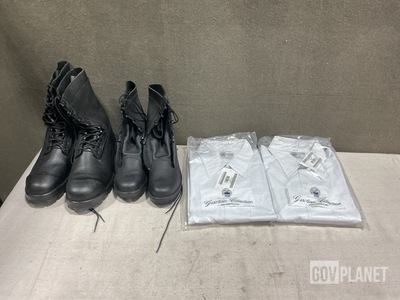 (33) Men’s Shirts, (7) Pairs of Women’s Safety Boots & Assorted Items